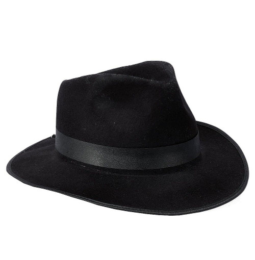 Chapeau Noir de Gangster