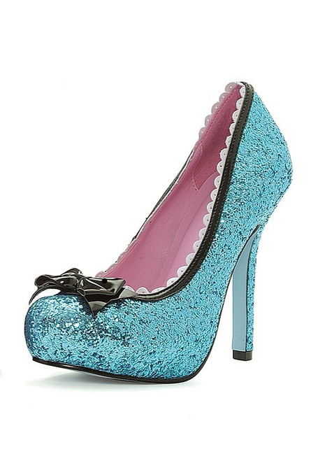 Souliers Bleus Paillettes de Princesse