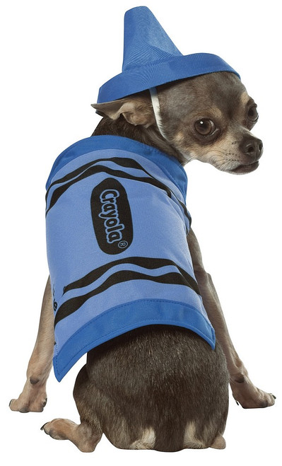 Costume Bleu pour Chiens de Crayola