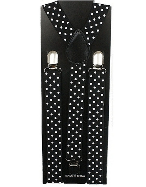 Dot Suspenders Noir et blanc