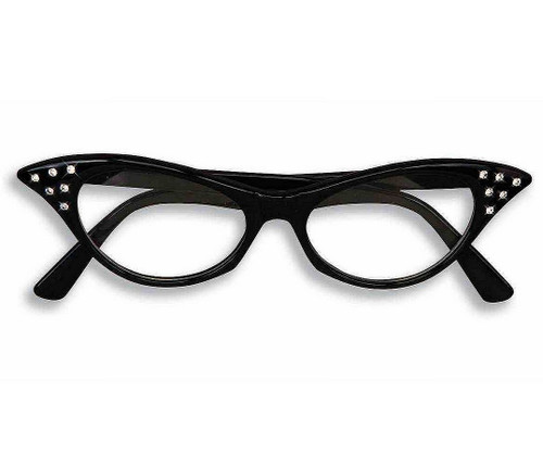 Lunettes Yeux de Chat Avec Strass des Années 50