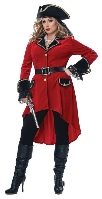 Costume de Pirate des Hautes Mers pour Femme Taille Plus