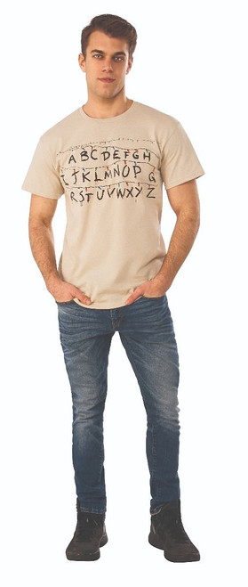 T-shirt Alphabet Stranger Things Adulte