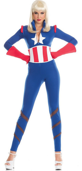 Captain America Costume Femmes