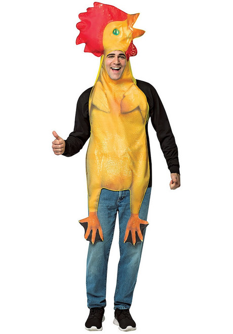 Costume de Poulet en Caoutchouc pour Homme