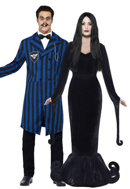 Morticia et Gomez duchesse et le duc du Costume Couple Manor