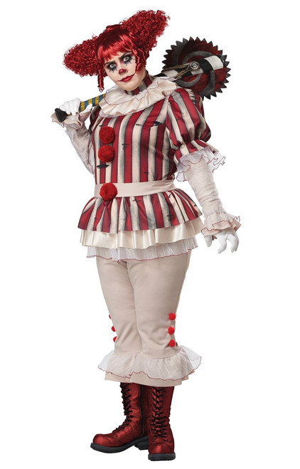 Costume de Clown Mechant Taille Grande Femmes