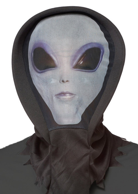 Cagoule extraterrestre grise