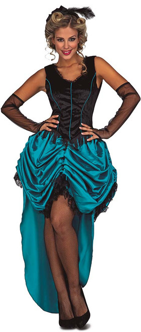 Costume Saloon Bleu Femmes