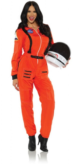 Costume d'Astronaute Orange Femmes