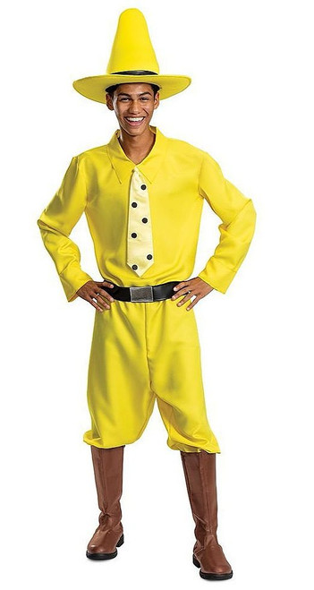 Costume George Le Curieux en Jaune Adulte