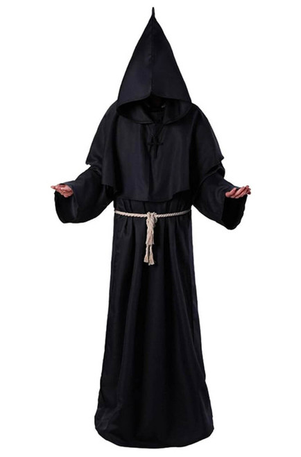 Robe de Prêtre Noire  Hommes