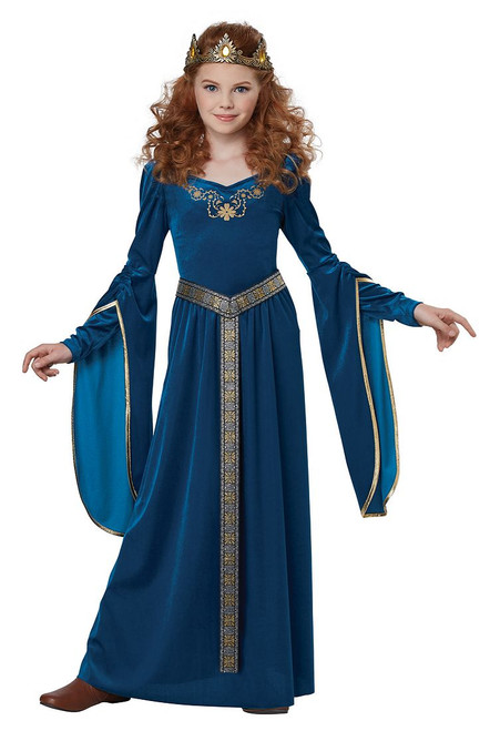 Costume Merida Princesse Médiévale pour Filles