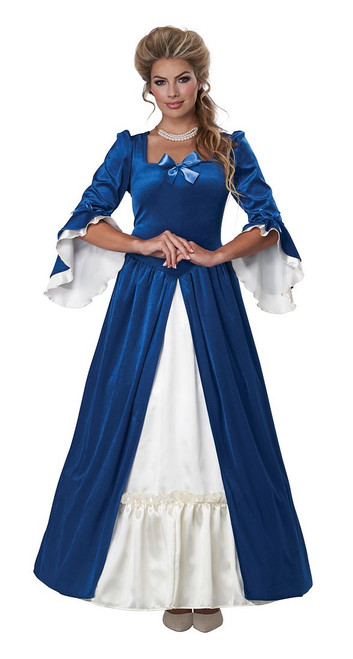 Costume Robe Coloniale pour Femmes