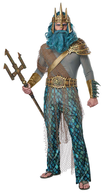 Costume Poséidon Roi Triton Dieu de la Mer