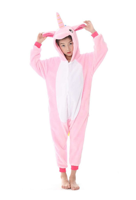 Costume Licorne Rose Pastel Onesie Enfant