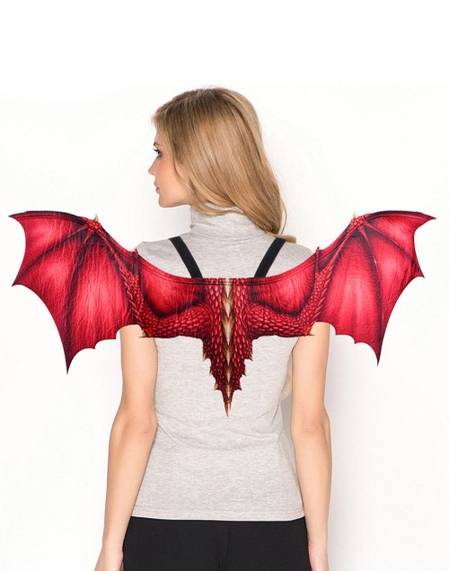 Ailes Dragon Diabolique Rouge