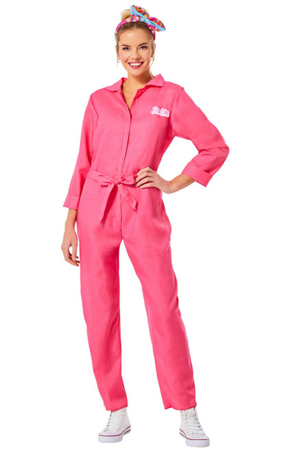 Barbie License Officielle Combinaison Rose Power Costume Femme