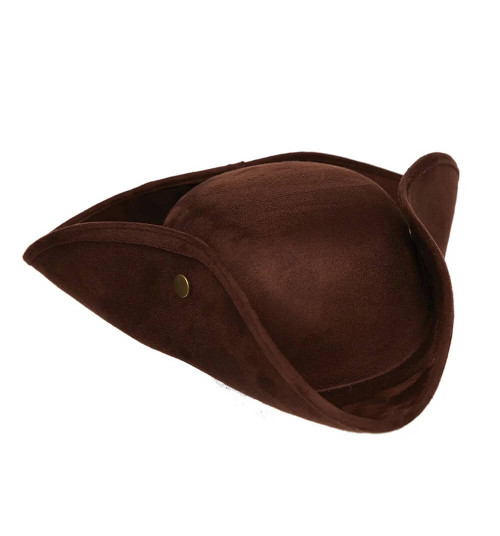 Le Chapeau Tricorne en Faux Suède