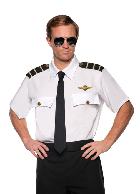 Chemise pilote Pan Am pour homme