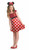 Costume rouge de Minnie pour Ados