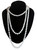 Long collier de perles pour superposition