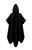 Cape Guerriers Poncho Noire Adulte