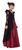 Costume Gothique Vampire avec Dentelle Noir Fille