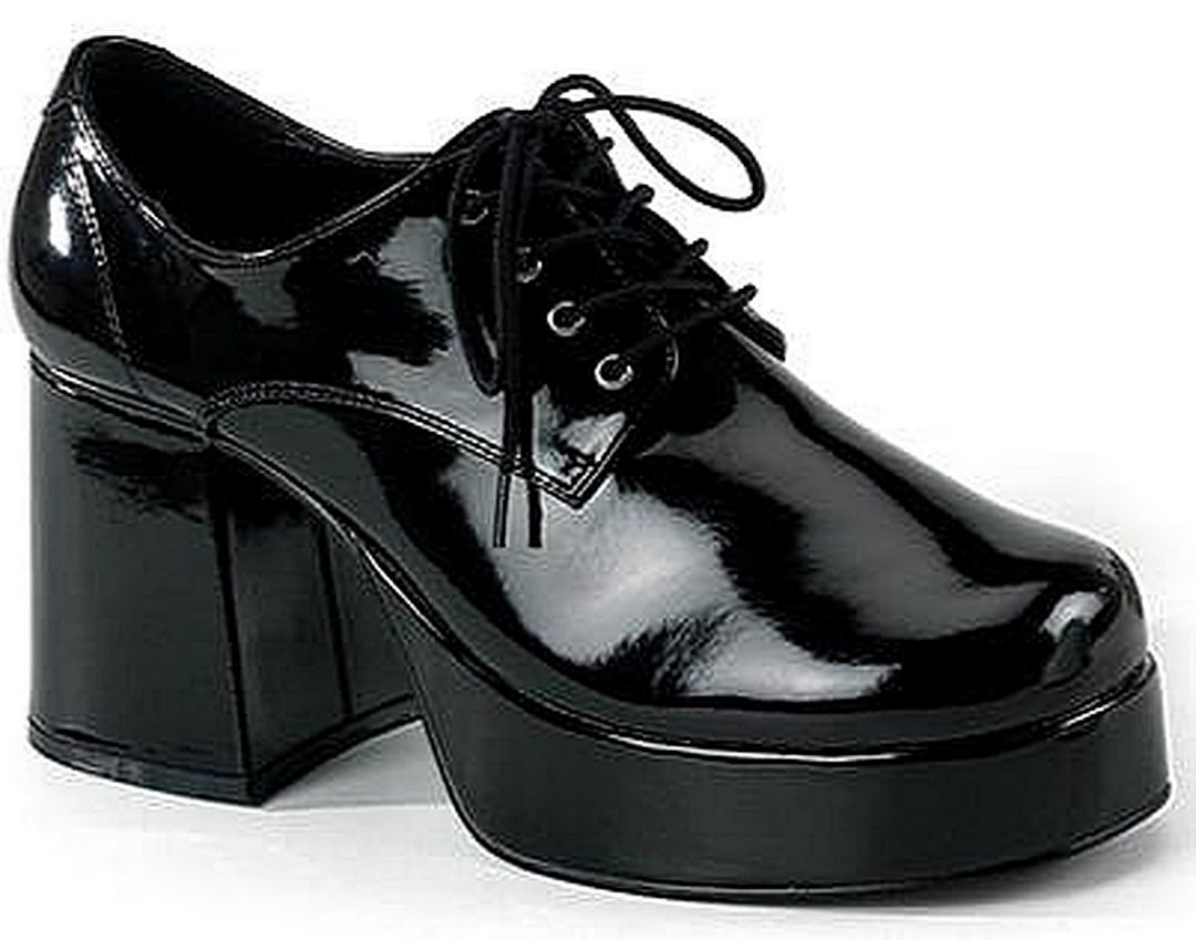 Chaussures à enfiler disco à paillettes noires pour homme - Chaussures de  déguisement