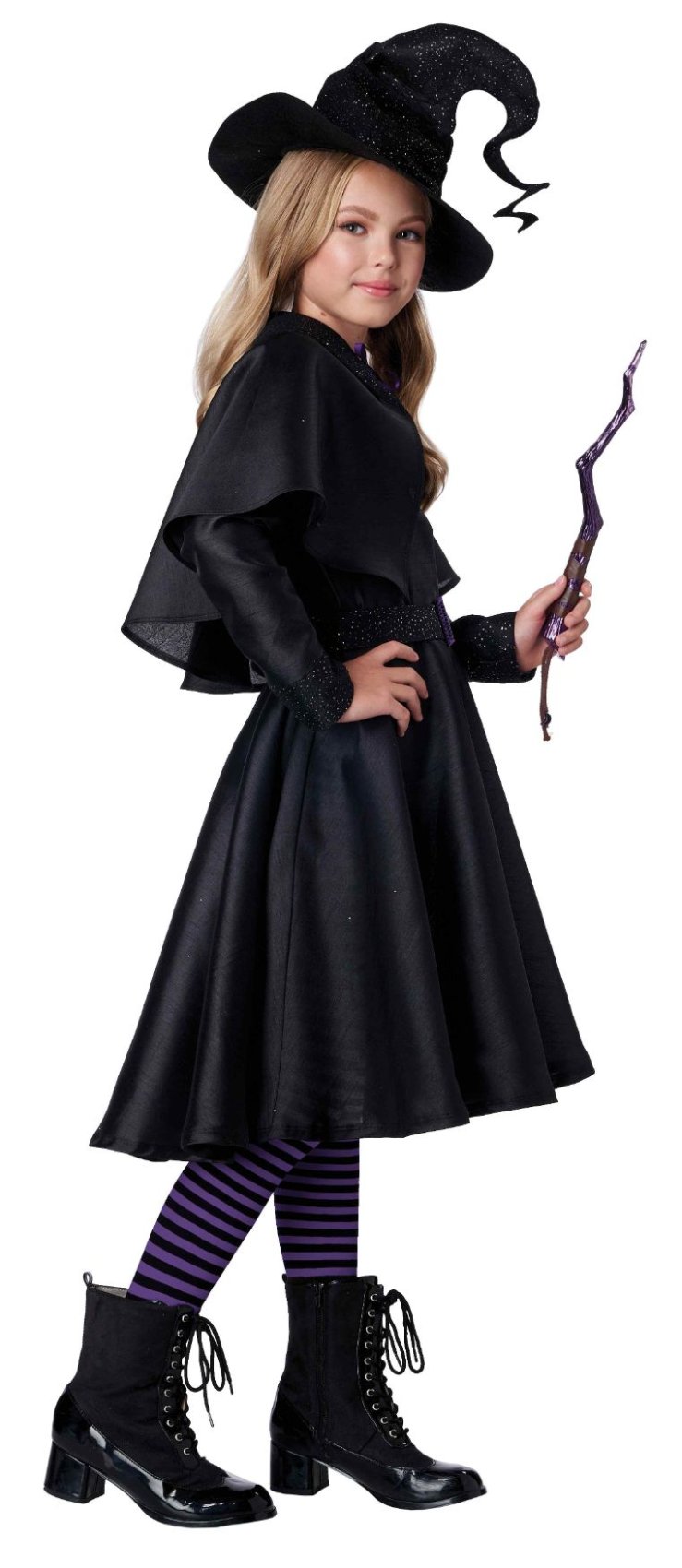 Hoothy Halloween Sorcière Costume Déguisement Robe Sorcière Ensemble  Sorcière Fille Avec Chapeau Halloween Deguisement Enfant Costume Halloween  Enfant Fille Déguisement Halloween Grande Taille : : Jeux et Jouets