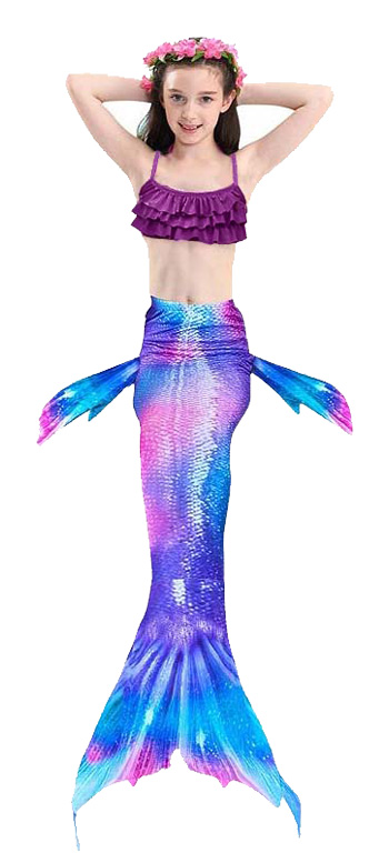 Generic Costume de sirène «Rainbow»; Queue de sirène à prix pas