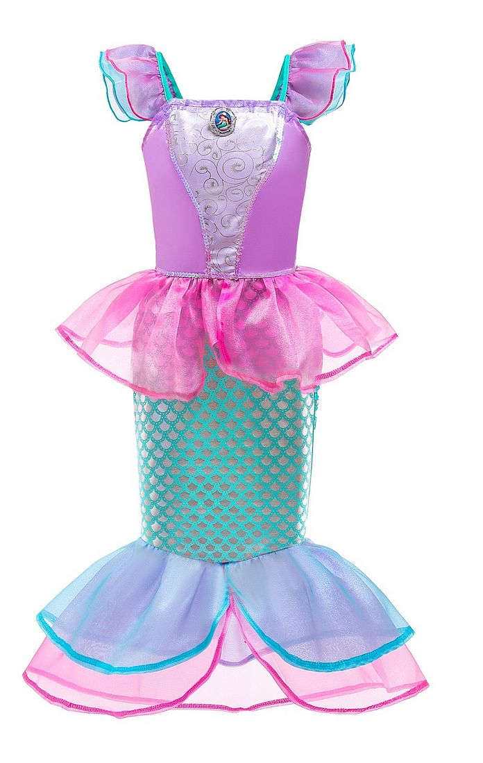 Filles Petites Sirène Princesse Fille Robes Ariel Up Enfants Fantaisie  Rôles De Fantaisie Jouer Costume Anniversaire Fête Mariage Fleur Du 53,85 €