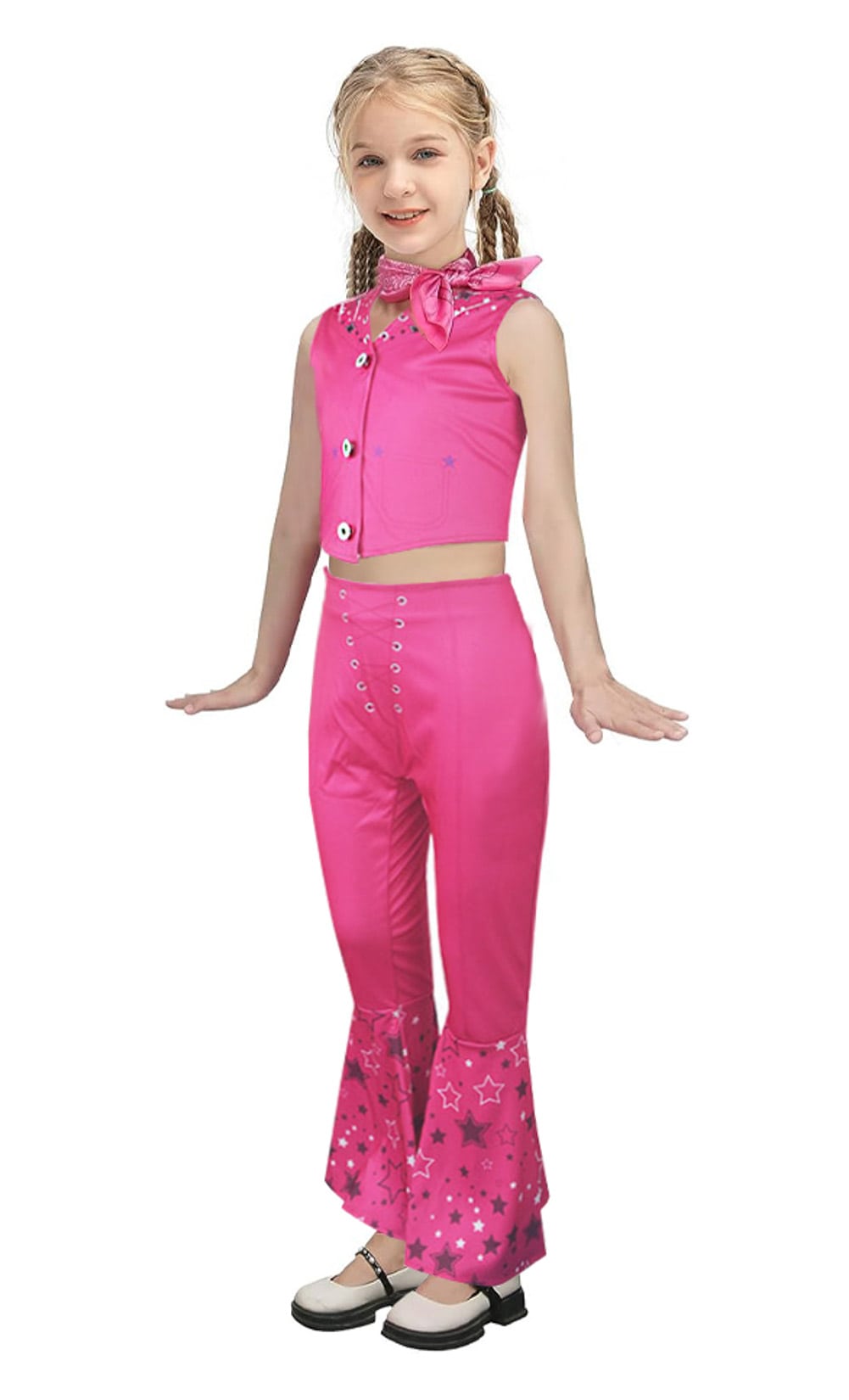 Costume Combinaison Rose Barbie The Movie Power