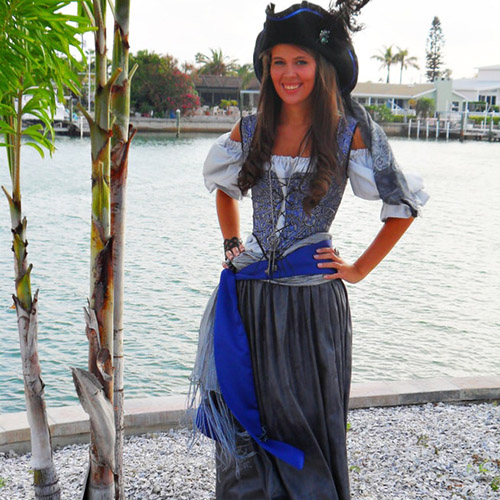 Pirates des Caraïbes Costume Elizabeth Cosplay Halloween Déguisement  Déguisement Carnaval Costume Pour Femmes