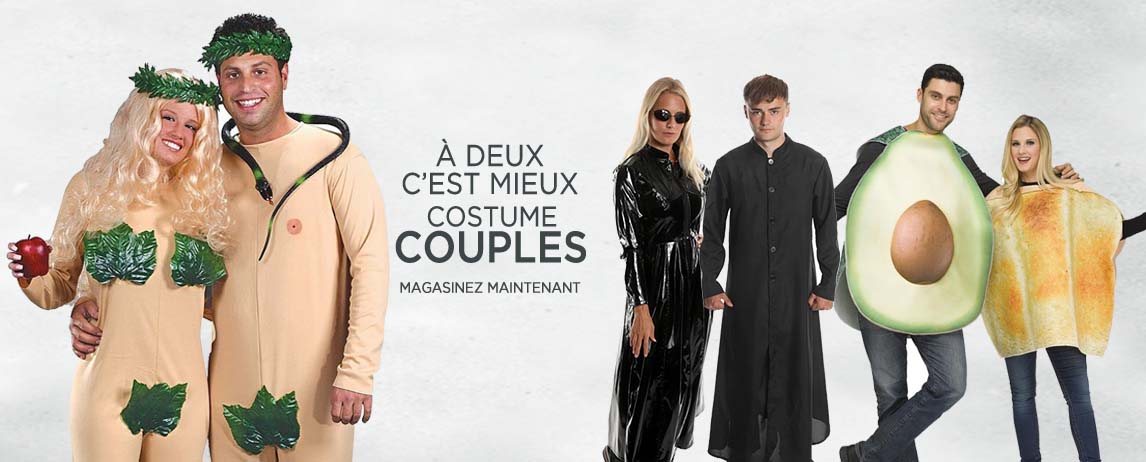 Couple De Citrouilles - Deguisement Adulte En Couple Le Deguisement.com