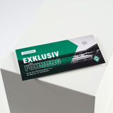 Gutscheinkarte Stadionführung auf Podest liegend