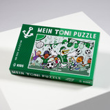 100-teiliges Puzzle mit Möwe Toni auf Podest