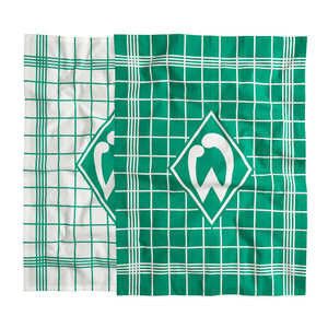 Karierte grün-weiße Geschirrtücher mit Raute