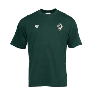 dunkelgrünes T-Shirt mit weißem hummel-Logo dunkelgrünes T-Shirt mit weißem hummel-Logo