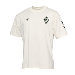 weißes T-Shirt mit schwarzem hummel-Logo weißes T-Shirt mit schwarzem hummel-Logo