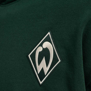 Zoom auf die weiße Werder-Raute auf Herzseite Zoom auf die weiße Werder-Raute auf Herzseite