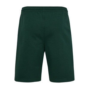 dunkelgrüne Sweatshort von hinten