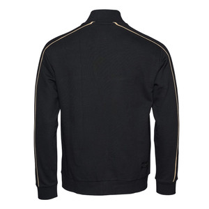 Schwarze Sweatjacke mit Werder Raute in Gold