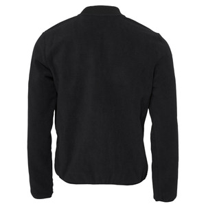 Fleecejacke schwarz Rückseite
