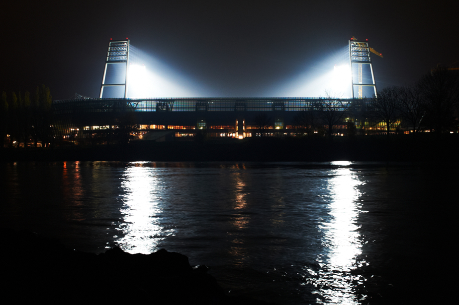 Stadion-Illustration auf einem Geschenkgutschein