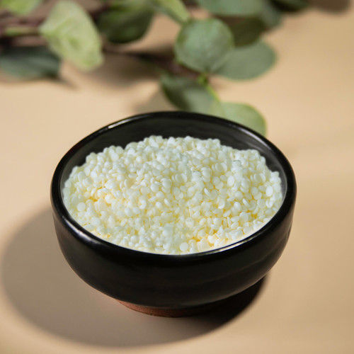 Beeswax Beads (White) Cosmetic Grade Refined