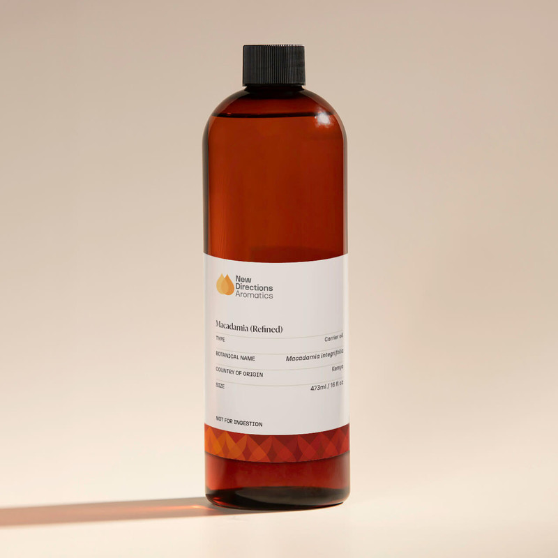 Macadamia Carrier Oil - Refined | New Directions Aromatics