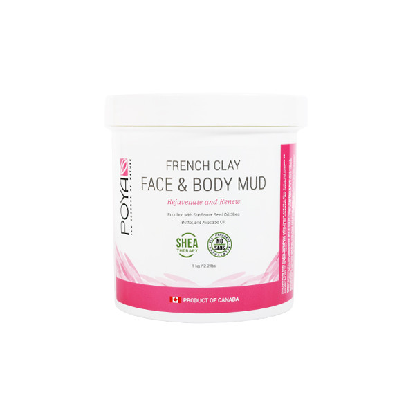 French Clay Face & Body Mud | Hydrating & Rejuvenating Mask | New