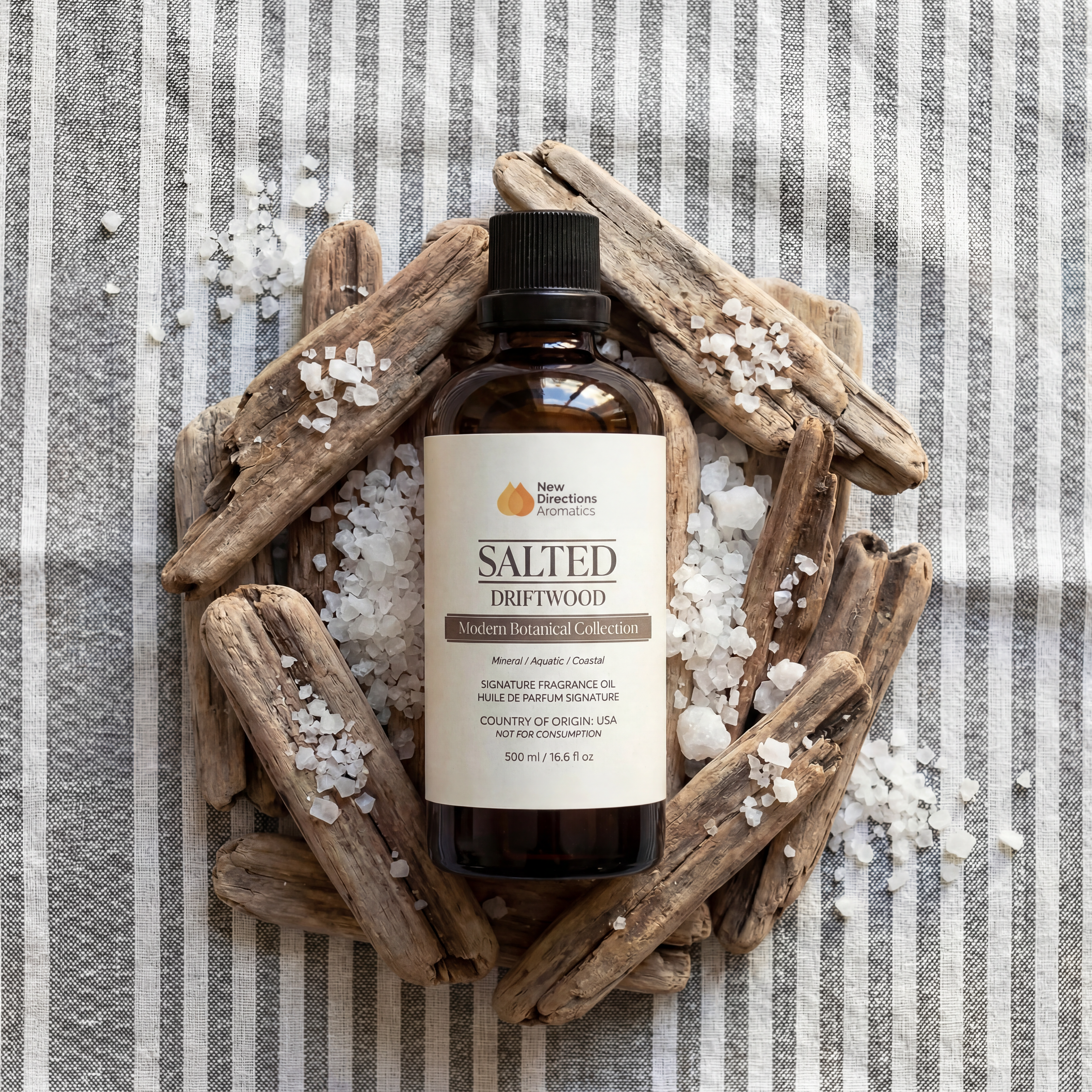 Salted driftwood