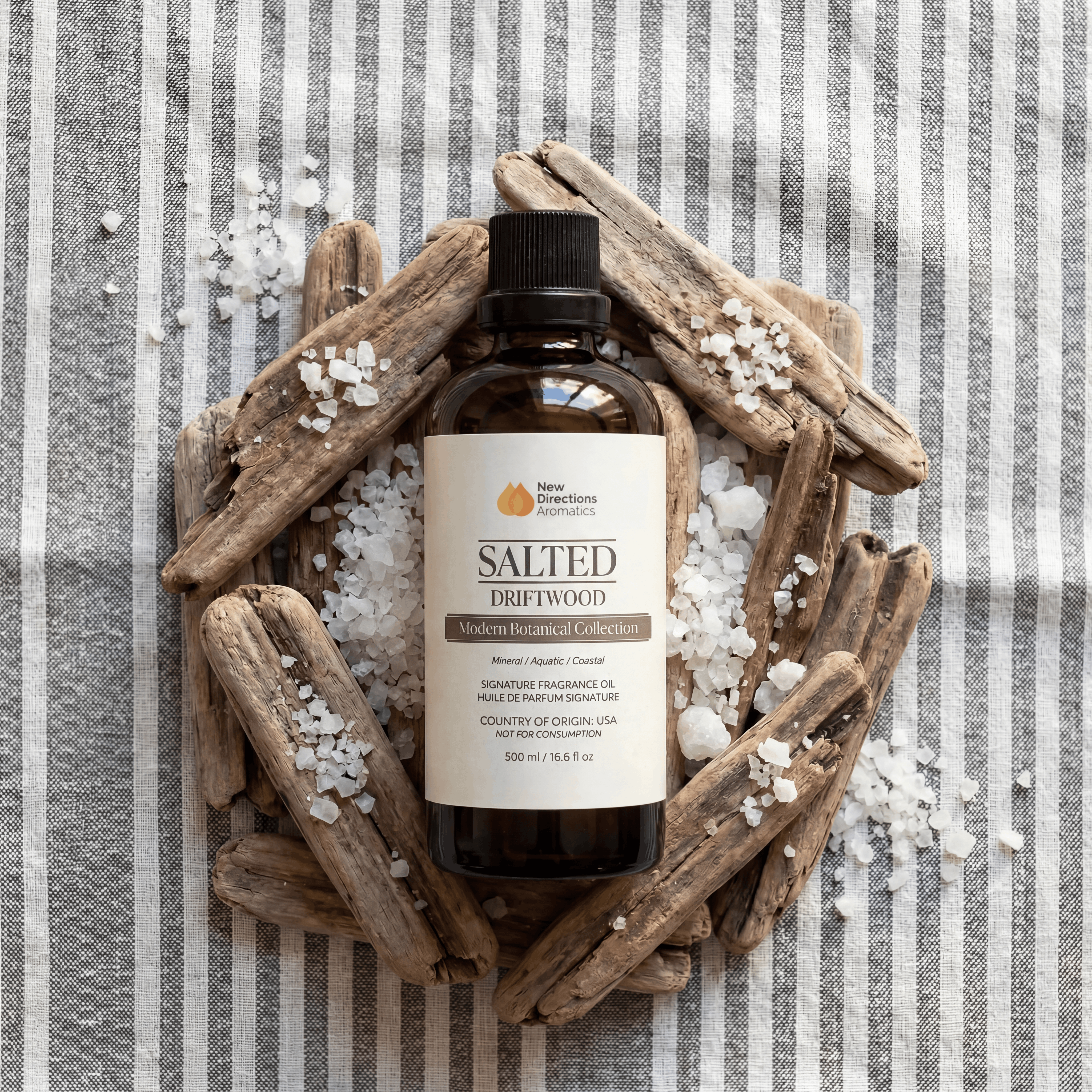 Salted driftwood